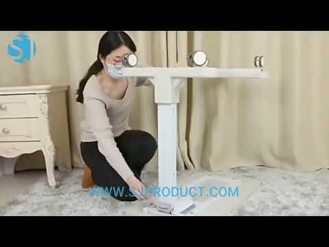 Hospital Overbed Table | Adjustable Bedside Table for Medical & Patient Use