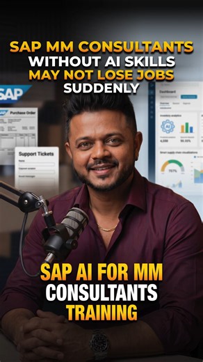 SAP MM consultants without AI skills may not lose jobs suddenly! | ZaranTech #shorts