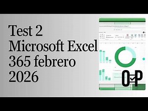 EXCEL 365 para OPOSICIONES | Resuelve estas 5 preguntas de EXAMEN Test 2 Febrero #age #informatica
