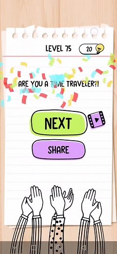 Brain test Level 75 she burnt the egg cheer her up Walkthrough