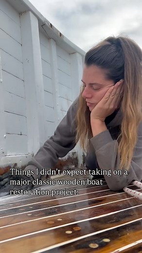I’m 9 months in and wow what a journey it’s been restoring ex Fullers ferry - Bay Belle. Things I didn’t expect taking on a major classic wooden boat restoration project: ⚓️ I wouldn’t be able to do 8 hour days, or 40 hour weeks with wind, tides, weather and the intensity of the labour ⚓️ The project would cost 3 times as much and take three times as long… well maybe I WAS warned about that one 🤷🏻‍♀️ ⚓️ I’d learn hard and expensive lessons in prioritisation ⚓️ All my clothes would become work 
