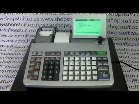 How To Load The Till Roll Paper Casio SE-S3000 Cash Register