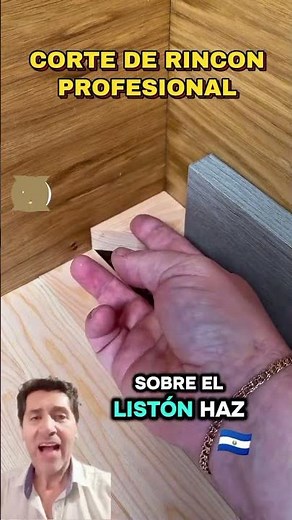 Cómo encajar LISTONES en esquinas DIFÍCILES (Truco de la Escuadra) 🪚📐