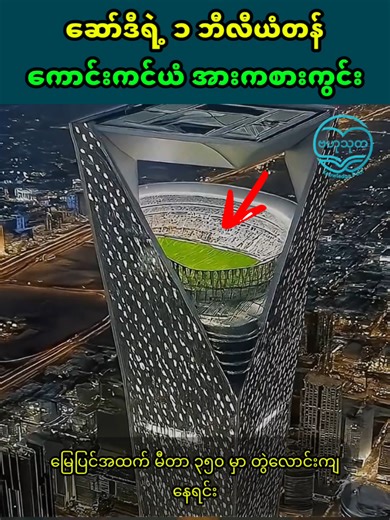 The 2034 World Cup's biggest challenge: The massive neon stadium in the sky. #trendingvideo #fypシ゚viral #NeomSkyStadium #Saudi2034 #WorldCup2034