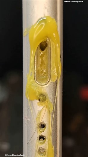 I Phone Cleaning Ponit on Instagram: "Cleaning iphone Charging Port with hot Glue_❌ _asmr _satisfying _cleaning _asmr _waitforit"