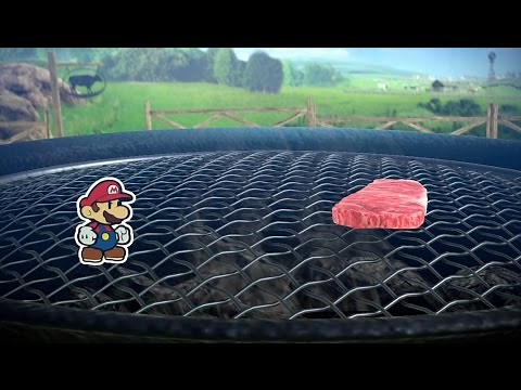 How to grill the perfect steak (in Paper Mario: Color Splash)