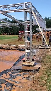 As long as you hit the bell, it doesn't matter what happens next.😂 Southern Indiana Maniacs, good luck today! | Rugged Maniac 5K Obstacle Race