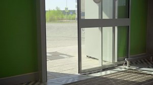 Automatic Non-contact Doors Open Close Close-up Stock Footage Video (100% Royalty-free) 1096681391 | Shutterstock