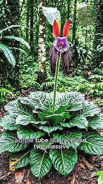 The Bat Face Cuphea 😱 (Cuphea llavea) 🌿