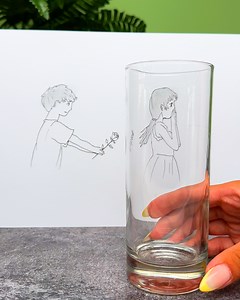 1.2M views · 1.6K reactions | The art of illusion when water meets drawing | Lilyon | Facebook