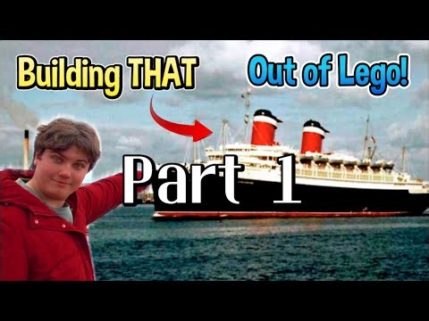 Building the Lego SS America Live! (The Bow)