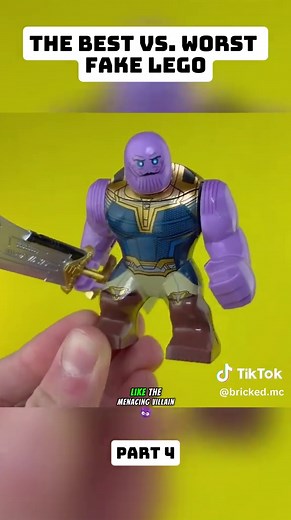 Best vs. Worst Fake LEGO Figures: Thanos & Hulk Showdown