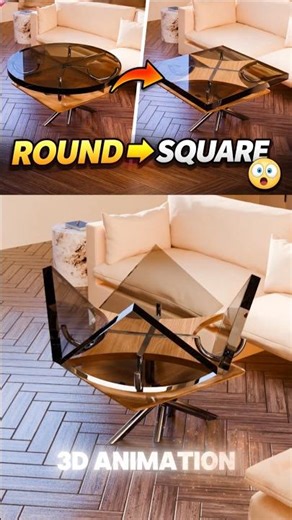 How to Transform Your Round Coffee Table into a Square One