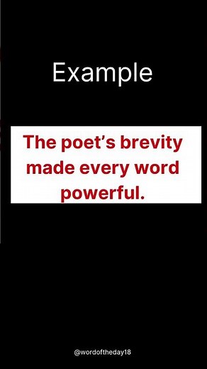 Word of the Day: Brevity ✍️ | Speak Smart in 30 Seconds!