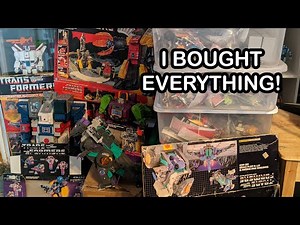 My Biggest Vintage Toy Haul Ever! - Buying An Entire G1 Transformers Collection