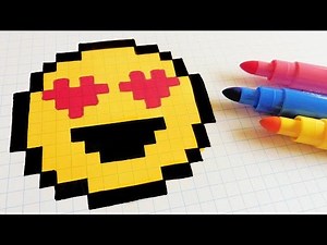 Handmade Pixel Art - How To Draw a Emoji #pixelart