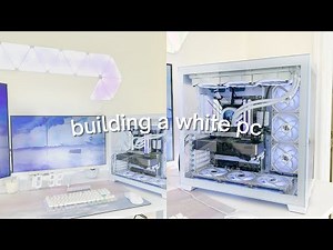 building a white aesthetic pc | lian li o11 dynamic evo, rtx 3070 ti, kraken z73