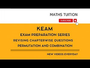 KEAM | PYQ | Chapter wise Previous Year Question Papers | Chapter Permutation and Combination | Math