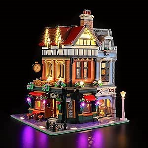 LIGHTAILING Light for Lego-10350 Tudor Corner - Led Lighting Kit Compatible with Lego Building Blocks Model - NOT Included The Model Set