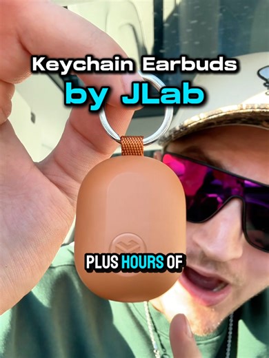 Grab a pair of these JLab Keychain Earbuds! #earbuds #jlab #keychain #wirelessearbuds