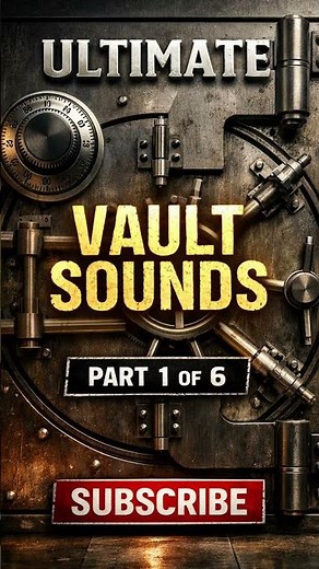 ULTIMATE VAULT SOUNDS – Realistic Door Locks, Safes & Metal Mechanics Part 1