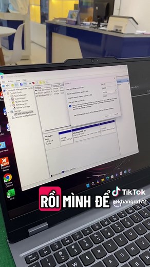 Cách để chia ổ đĩa trực tiếp trong windows cực dể cho người mới #khangdatdo #nghektvmaytinh #windows11 #caiwindao #huongdan