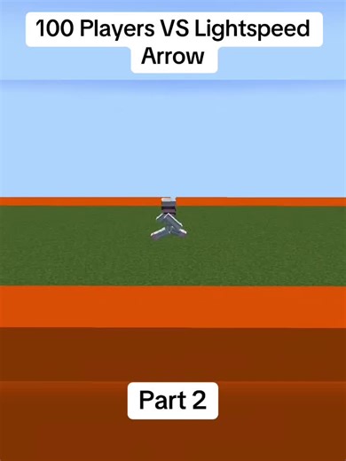 100 Players VS Lightspeed Arrow#Minecraft #fyp #viral