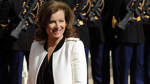 French first lady is keeping her day job