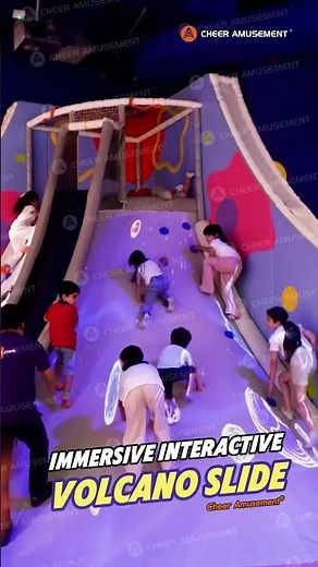 🌋 Immersive Interactive Volcano Slide | Cheer Amusement®