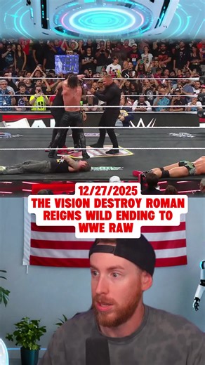 Roman Reigns' Shocking Defeat: This WWE RAW Ending is INSANE! 😱💥 #WWE #wrestlingdrama #fyp #wrestling #breakingnews #UnitedStates #conman167reacts #wweraw #prowrestling #romanreigns #USA