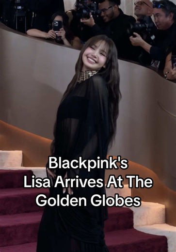 Lisa from Blackpink Shines at the 2026 Golden Globes