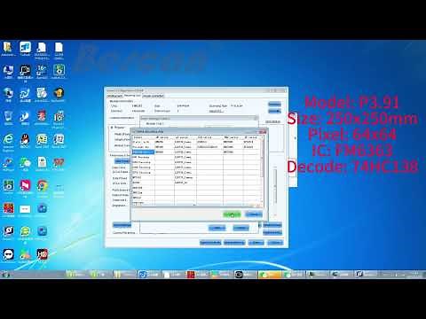How To Make Novastar RCFGX File for P3.91 LED Panel ( By NovaLCT )