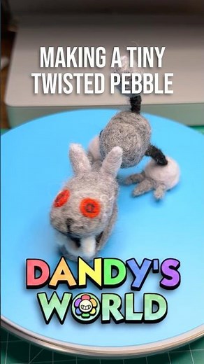 Making a Tiny Twisted Pebble from Dandy's World #diycrafts