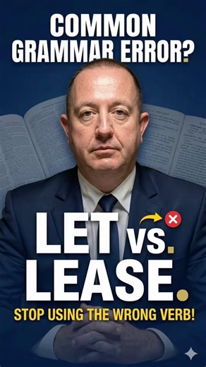 “Let” vs. “Lease” | Common English Mistakes