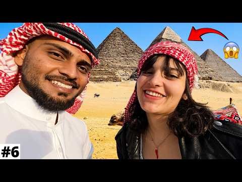 What My Arabic Friend Showed Me at the Pyramids of Giza😱🐪