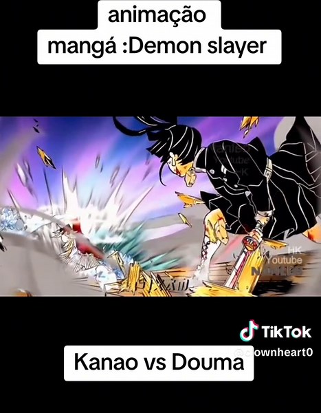 Kanao vs Douma: Demon Slayer Battle Animation