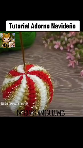 Tutorial de Adorno Navideño en Crochet