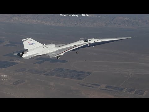 NASA X-59 First Flight