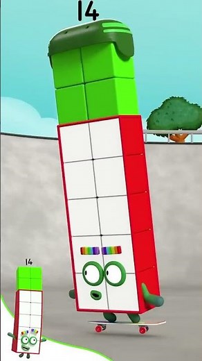 #shorts | Meet Numberblock Fourteen! | Counting for Kids | Maths Cartoons | @Numberblocks