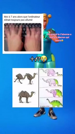 Cartoon Character and Keyboard Typing Scene