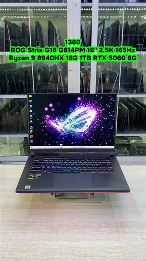 ROG Strix G16: Powerful Gaming Laptop Revealed