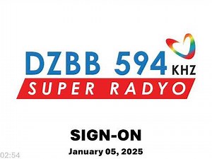 Super Radyo DZBB 594 Sign-on (January 5, 2025 02:52)