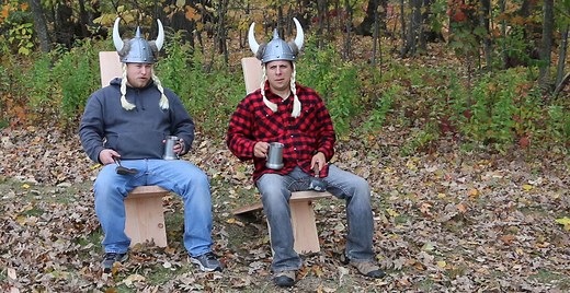 How to make a viking chair easily   free plans - Jeff's DIY Projects