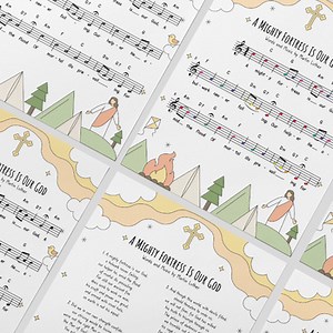 A Mighty Fortress Is Our God - Hymn | Lead Sheet Music with Lyrics & Chords