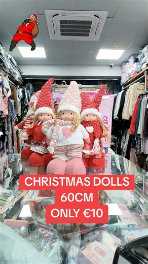 Christmas Adjustable Dolls !!! 60cm !!! €10 only !!! Delivery available !!! #foryoupage❤️❤️ #supportlocal #smallbusiness #fyp #christmas | Horace Ltd - Clothing & More