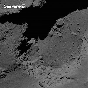 851K views · 38 reactions | The Rosetta space probe captured these eerie images as it crash-landing on Comet 67P/Churyumov-Gerasimenko, offering a look at its final resting place. | Seeker Universe | Facebook