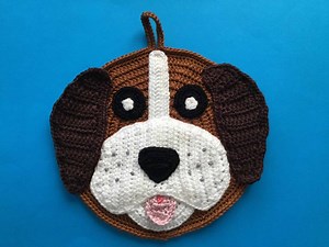 Crochet Dog Potholder Pattern