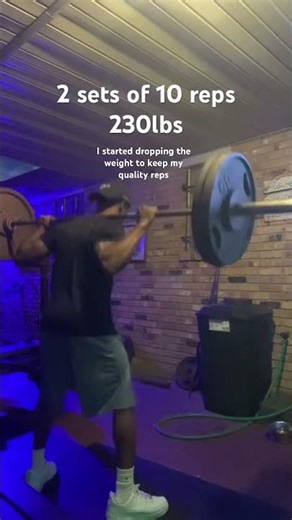 8 sets totaled in my back squat progression.