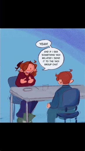 i’ve never read/watched yaoi, i shall not elaborate #art #comics #funny #procreate #oc #animatic