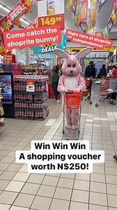 44K views · 129 reactions | Come Catch the Shoprite Easter bunny and stand a chance to win a shopping voucher worth N$250! #shopritebunny #synergieaster #easter #synergi | Namibian Sun | Facebook